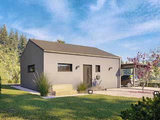 Fertighaus newLife Bungalow von WeberHaus Schlüsselfertig ab 231898€, Bungalow Außenansicht 2