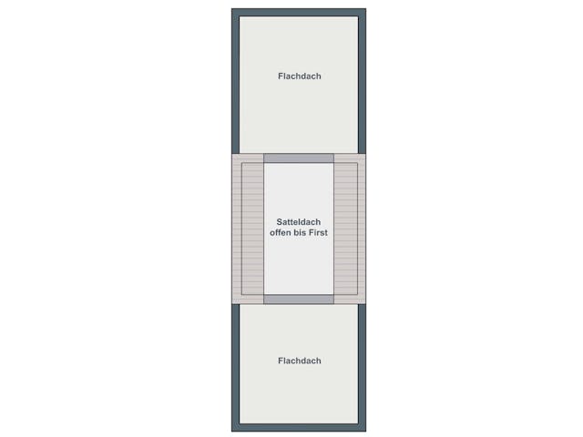 Fertighaus Option Bungalow mit Satteldach offen bis First von WeberHaus Schlüsselfertig ab 199000€, Bungalow Grundriss 2