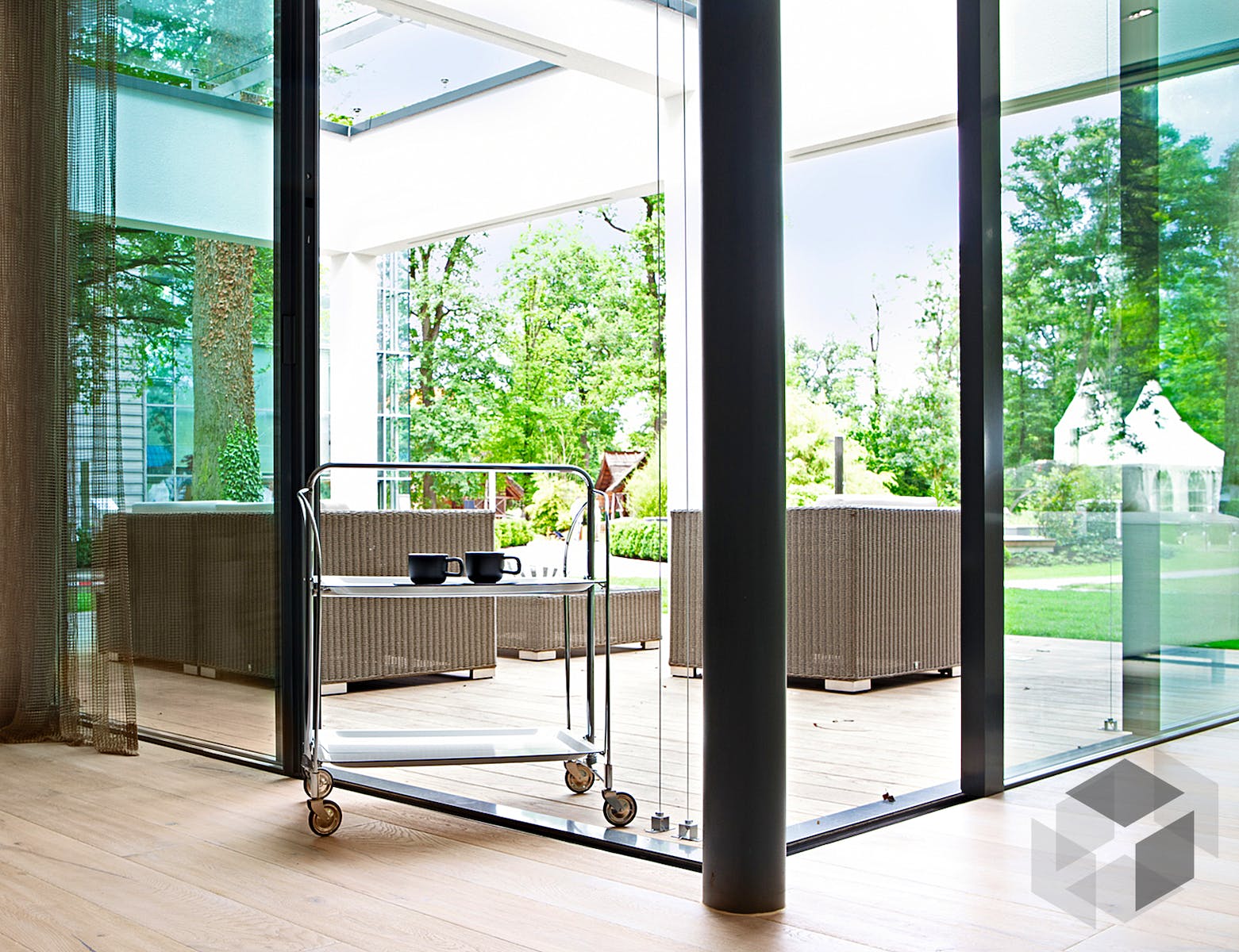 Einfamilienhaus Ausstellungshaus RheinauLinx Bungalow von erHaus