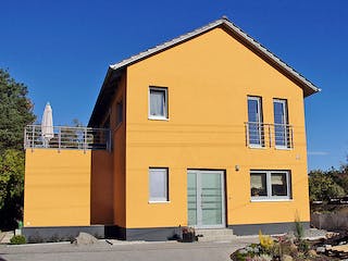 Massivhaus Stadtvilla 326 von WEIOTT-Massiv-Haus, Stadtvilla Außenansicht 1