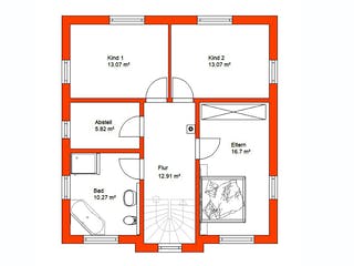 Massivhaus Stadtvilla 336 von WEIOTT-Massiv-Haus, Stadtvilla Grundriss 2