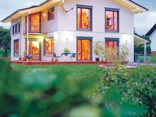 Fertighaus Weißdorn von Stommel Haus Schlüsselfertig ab 255100€, Blockhaus Außenansicht 4
