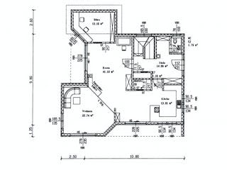 Fertighaus Weißensee -KfW55-Effizinezhaus von ISARTALER HOLZHAUS Schlüsselfertig ab 524900€, Satteldach-Klassiker Grundriss 1