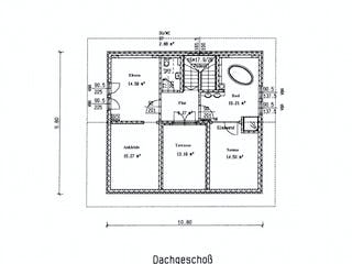 Fertighaus Weißensee -KfW55-Effizinezhaus von ISARTALER HOLZHAUS Schlüsselfertig ab 524900€, Satteldach-Klassiker Grundriss 3