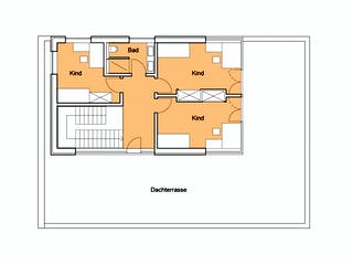 Fertighaus Weitblick von Bau-Fritz Schlüsselfertig ab 990000€, Stadtvilla Grundriss 2