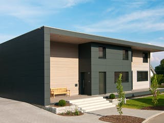 Fertighaus Haus BT von Weizenegger Schlüsselfertig ab 670000€, Cubushaus Außenansicht 5