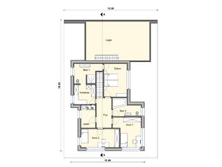 Fertighaus Haus BT von Weizenegger Schlüsselfertig ab 670000€, Cubushaus Grundriss 2