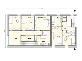 Fertighaus Zweifamilienhaus KW von Weizenegger Schlüsselfertig ab 800000€, Satteldach-Klassiker Grundriss 2