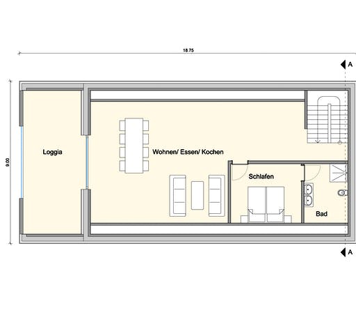 Fertighaus Zweifamilienhaus KW von Weizenegger Schlüsselfertig ab 800000€, Satteldach-Klassiker Grundriss 3