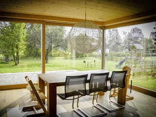 Fertighaus Zweifamilienhaus KW von Weizenegger Schlüsselfertig ab 800000€, Satteldach-Klassiker Innenansicht 1