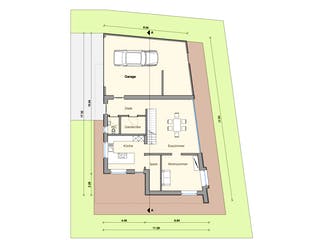 Fertighaus Haus MT von Weizenegger Schlüsselfertig ab 630000€, Cubushaus Grundriss 1