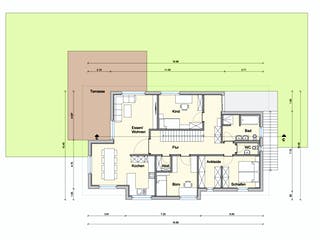Fertighaus Zweifamilienhaus RG von Weizenegger Schlüsselfertig ab 540000€, Satteldach-Klassiker Grundriss 2