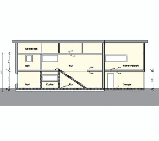 Fertighaus Haus SA von Weizenegger Ausbauhaus ab 320000€, Satteldach-Klassiker Grundriss 3