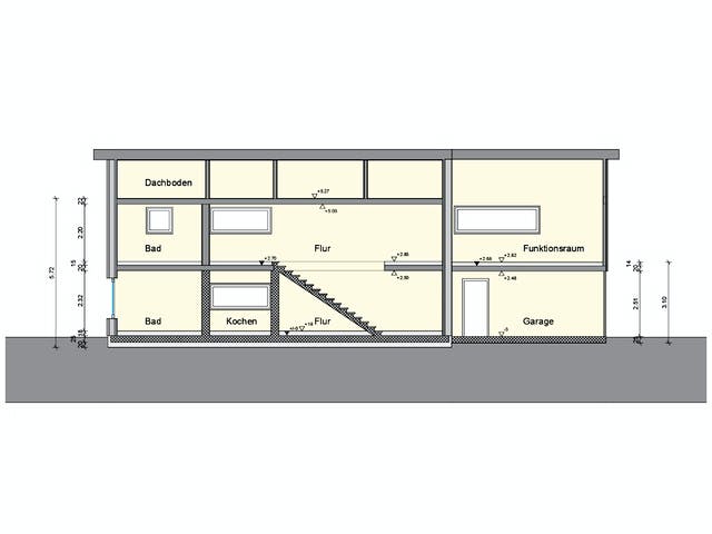 Fertighaus Haus SA von Weizenegger Ausbauhaus ab 320000€, Satteldach-Klassiker Grundriss 3