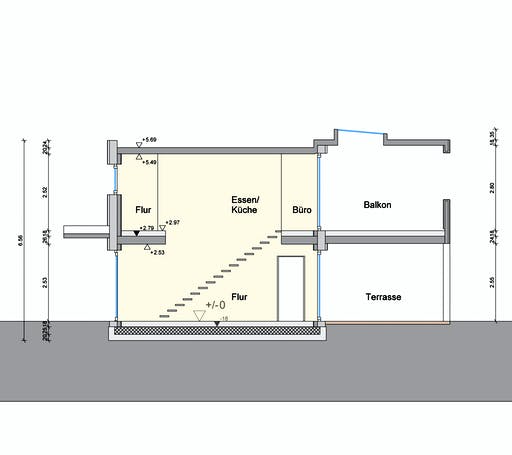 Fertighaus Haus mit Gewerbe WPBW von Weizenegger Schlüsselfertig ab 530000€, Cubushaus Grundriss 3