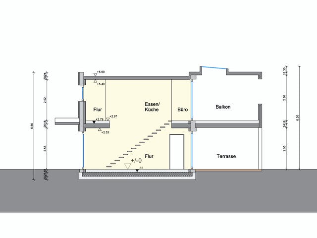 Fertighaus Haus mit Gewerbe WPBW von Weizenegger Schlüsselfertig ab 530000€, Cubushaus Grundriss 3