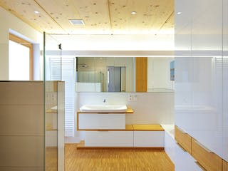 Fertighaus Haus mit Gewerbe WPBW von Weizenegger Schlüsselfertig ab 530000€, Cubushaus Innenansicht 10