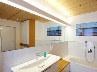 Fertighaus Haus mit Gewerbe WPBW von Weizenegger Schlüsselfertig ab 530000€, Cubushaus Innenansicht 11