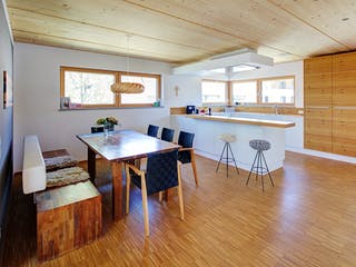 Fertighaus Haus mit Gewerbe WPBW von Weizenegger Schlüsselfertig ab 530000€, Cubushaus Innenansicht 2