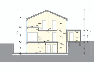 Fertighaus Haus mit Einliegerwohnung WW von Weizenegger Schlüsselfertig ab 650000€, Satteldach-Klassiker Grundriss 4