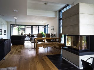 Fertighaus Haus mit Einliegerwohnung WW von Weizenegger Schlüsselfertig ab 650000€, Satteldach-Klassiker Innenansicht 1