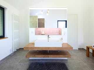 Fertighaus Haus mit Einliegerwohnung WW von Weizenegger Schlüsselfertig ab 650000€, Satteldach-Klassiker Innenansicht 6