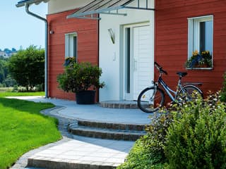 Fertighaus Ausstellungshaus Wenden-Hünsborn - Balance 200 von WeberHaus Schlüsselfertig ab 243000€, Außenansicht 3