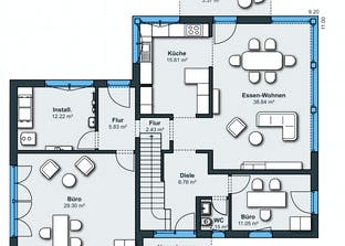 Ausstellungshaus Wenden-Hünsborn – CityLife 700 Grundriss