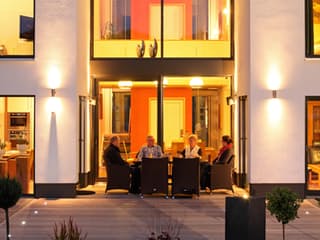 Fertighaus Westfalen von Becker 360 Schlüsselfertig ab 435400€, Pultdachhaus Außenansicht 5