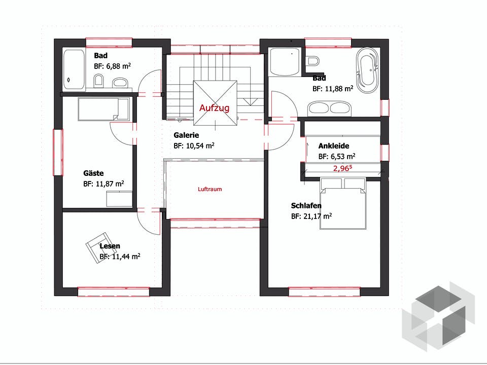 Westfalen von Becker 360 Grundriss