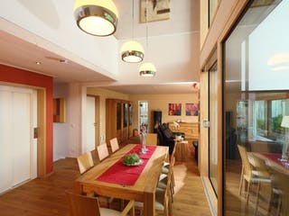 Fertighaus Westfalen von Becker 360 Schlüsselfertig ab 435400€, Pultdachhaus Innenansicht 1