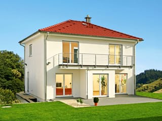 Fertighaus Wetterau von Keitel-Haus, Stadtvilla Außenansicht 1