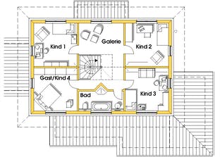 Wieke (KfW-Effizienzhaus 40) Grundriss