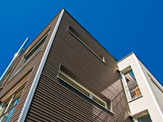 Fertighaus Wiesenhütter - Kundenhaus von Bau-Fritz Schlüsselfertig ab 740000€, Cubushaus Außenansicht 13