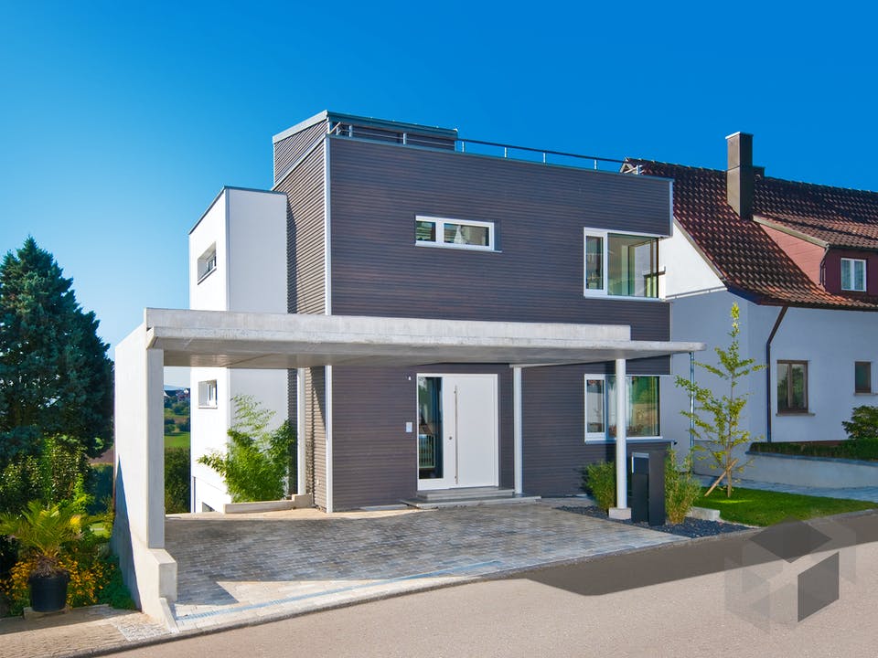 Wiesenhütter - Kundenhaus von Baufritz Außenansicht
