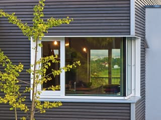 Fertighaus Wiesenhütter - Kundenhaus von Bau-Fritz Schlüsselfertig ab 740000€, Cubushaus Außenansicht 5