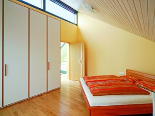 Fertighaus Wiesenweg von Keitel-Haus, Pultdachhaus Innenansicht 3