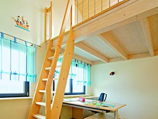 Fertighaus Wiesenweg von Keitel-Haus, Pultdachhaus Innenansicht 4