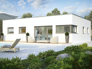 Fertighaus alea® FLAIR 1 von Wimberger, Bungalow Außenansicht 2