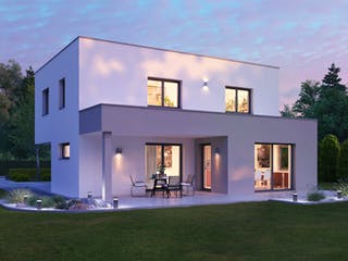 Fertighaus Fortuna II von Wimberger, Cubushaus Außenansicht 2