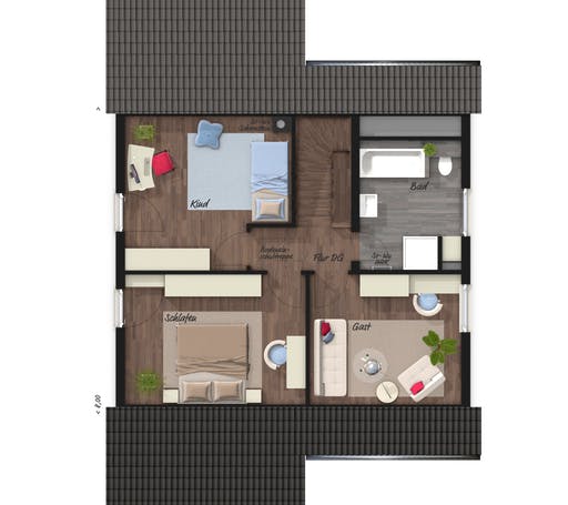 Wintergartenhaus 119 Elegance Floorplan 2