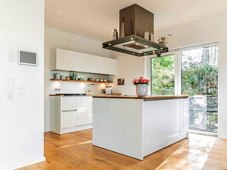 Fertighaus Bauhaus-Stil von Winterhoff, Pultdachhaus Innenansicht 5