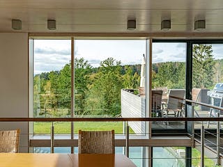 Fertighaus Satteldachhaus mit Holzfassade von Winterhoff, Satteldach-Klassiker Innenansicht 3