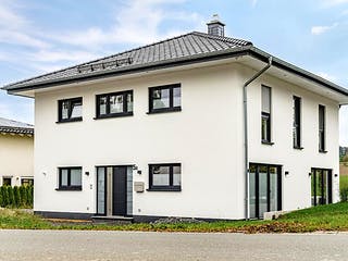 Fertighaus Stadtvilla von Winterhoff, Stadtvilla Außenansicht 1