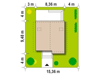 Fertighaus Z 112 von WODEN HAUS Schlüsselfertig ab 255000€, Satteldach-Klassiker Grundriss 3