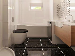 Fertighaus Z 7 D von WODEN HAUS Schlüsselfertig ab 180000€, Bungalow Innenansicht 9