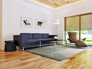 Fertighaus ZX 105 von WODEN HAUS Schlüsselfertig ab 205000€, Bungalow Innenansicht 1