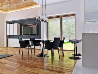 Fertighaus ZX 105 von WODEN HAUS Schlüsselfertig ab 205000€, Bungalow Innenansicht 4