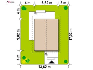 Fertighaus Zx 297 D von WODEN HAUS Schlüsselfertig ab 218000€, Satteldach-Klassiker Grundriss 3