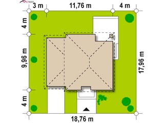 Fertighaus Zx 47 von WODEN HAUS Schlüsselfertig ab 315000€, Stadtvilla Grundriss 3
